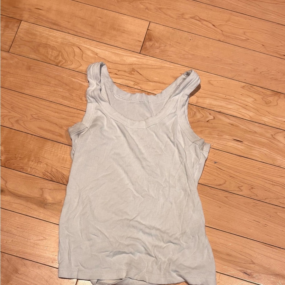 SHEIN Light Cream Tank Top